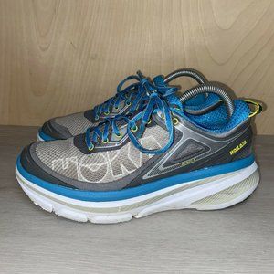 Hoka One One Bondi 4 Grey / Blue Women's 8.5